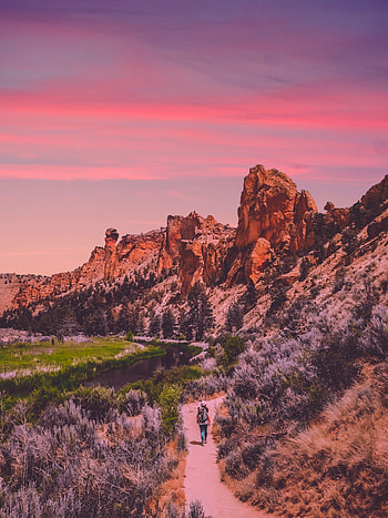 Nature, Mountains, Usa, Journey, United States, Human, Person, Smith Rock Park, Terry Bonn HD phone wallpaper