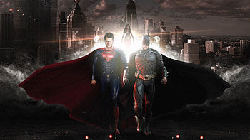 Batman And Superman Background. HD wallpaper