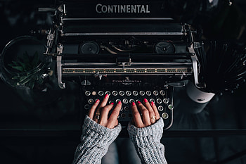 Jewelry, Miscellanea, Miscellaneous, Hands, Typewriter, Manicure HD wallpaper