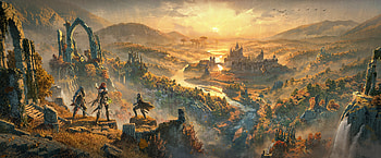 The Elder Scrolls Online: Epic Fantasy Landscape, Video Game HD wallpaper