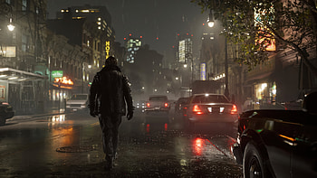 Resident Evil: Requiem — Rain-Slick Street ( ), Video Game, Resident Evil Requiem, Street, Rain HD wallpaper