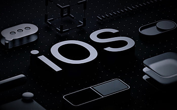 iOS Logo, Apple logo, , Digital art HD wallpaper