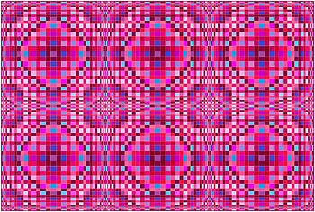 Pink and Blue Ripples, blue, pink, illusion, abstract, op art, pattern HD wallpaper