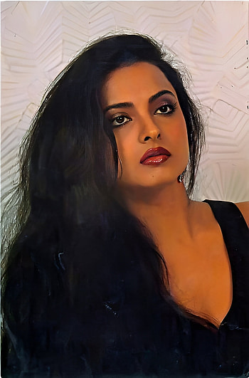 Rekha, vintage, Bollywood actress HD phone wallpaper