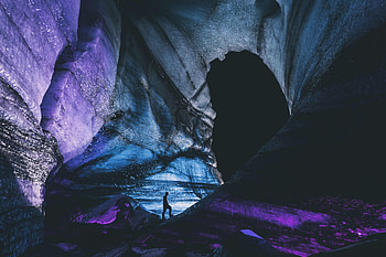 Dark, Miscellanea, Miscellaneous, Human, Person, Loneliness, Cave HD wallpaper