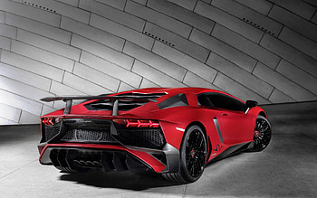 lamborghini aventador lp750 4 sv, aventador, italian, lamborghini, red HD wallpaper