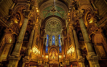 Miscellanea, Miscellaneous, , Design, Church, , Ceiling HD wallpaper