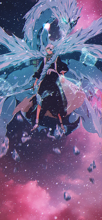 Bleach, bankai, electric blue, soulsociety, art, kurosaki, tochiro, wallaperanime, ulquiorra, grimmjow, hitsugaya, aizen, manga, zanpakuto, anime HD phone wallpaper
