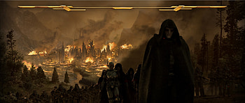 star wars the old republic, wildfire, forest, characters, mountains HD wallpaper