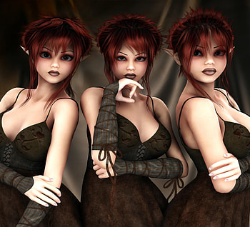 Elf, fantasy, 3d HD wallpaper