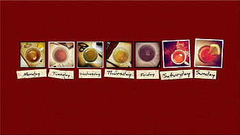 Drinks, Coffee, Miscellanea, Miscellaneous, Tea, Days Of The Week, Mugs HD wallpaper