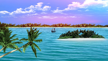 ~*~ Island ~*~, island, , blue sea, landscape, nature, ocean HD wallpaper