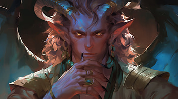 Enigmatic Tiefling: An of a Captivating Creature, Tiefling, creature HD wallpaper