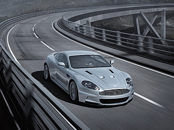 Auto, Aston Martin, Cars, Front View, Bridge, Grey, Dbs, 2008 HD wallpaper