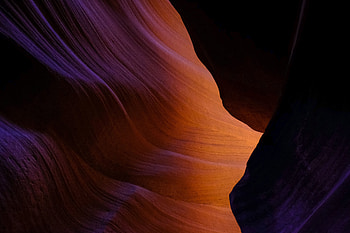 Slots, canyon, sunlight, dark, nature HD wallpaper