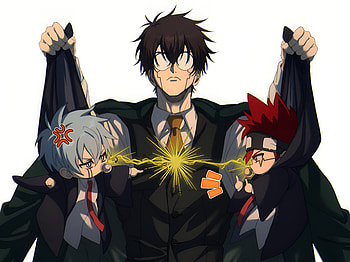 Mashle Magic & Muscles : Lance Crown, Dot Barrett & Orter Madl Showdown, Anime, Mashle: Magic and Muscles, Lance Crown, Dot Barrett HD wallpaper