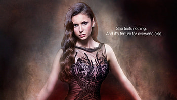 Nina Dobrev, tv shows, brunette, vampire diaries, actress HD wallpaper
