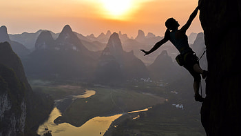 Climbing, Rock climbing , Exciting adventure, High-quality HD wallpaper