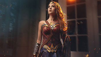 Wonder Woman Cosplay 2021 , wonder-woman, cosplay, superheroes, artist, artwork, digital-art HD wallpaper