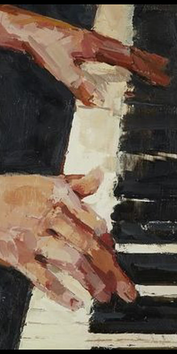 Manos de piano, tintes, arte HD phone wallpaper