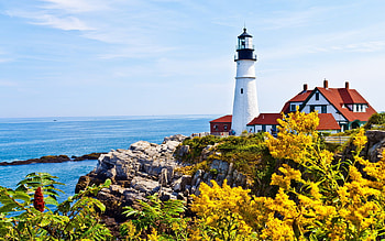 Lighthouses, Landscape, Sea, Architecture HD wallpaper