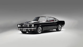 1965 Ford Mustang Fastback, 1st Gen, Coupe, V6, car HD wallpaper