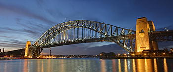 Sydney Harbor Bridge, Architectural marvel, City landmark, Jooinn HD wallpaper