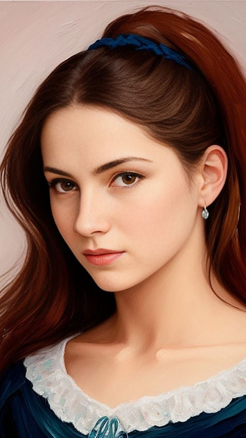 oil painting, portrait HD phone wallpaper