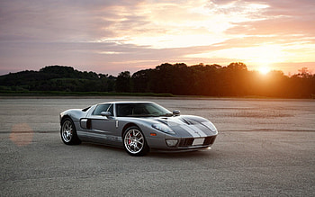 Sunset, Ford, Cars HD wallpaper