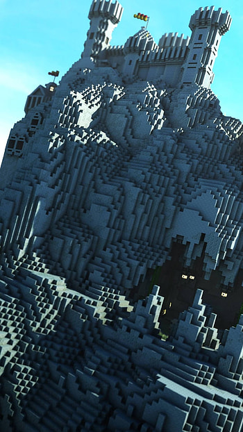 Epic Minecraft Castle : Blocky Fortress Adventure, video game, Minecraft HD phone wallpaper