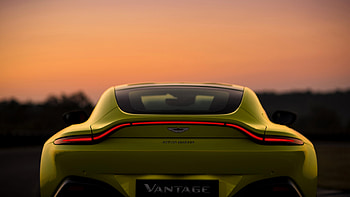 Aston Martin V8 Vantage, 2018 car, rear HD wallpaper
