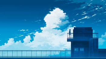 Girl Standing Alone Artwork, anime-girl, anime, artist, artwork, digital-art HD wallpaper