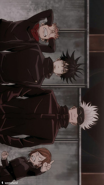 Jujutsu kaisen, megumi fushiguro, nobara kugisaki, satoru gojo, yujii itadori HD phone wallpaper