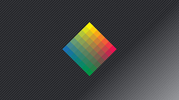 Minimal, colorful squares inside square, abstract HD wallpaper
