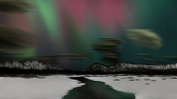 Aurora Borealis Northern Lights Winter , northern-lights, nature, aurora, winter HD wallpaper