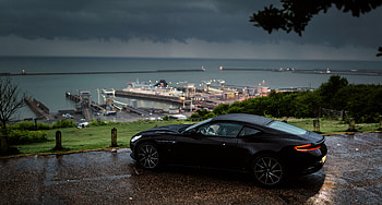 Aston Martin Db11 Rain Outside In Nature, aston-martin-db11, aston-martin, cars, rain HD wallpaper