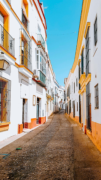 street, man made, alley HD phone wallpaper