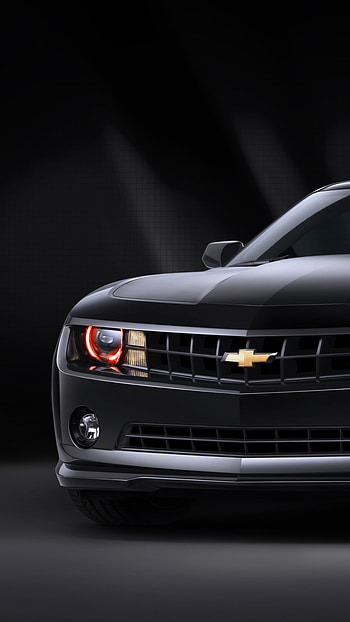General Motors, Chevrolet Camaro Black Concept, Sony Xperia HD phone wallpaper