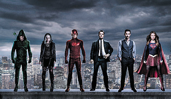 DC The CW Superheroes, arrow, flash, the-flash, gotham, lucifer, supergirl, superheroes HD wallpaper