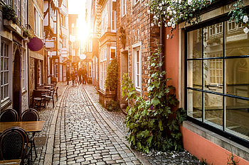 Europe's hidden alleys, Enchanting European streets, Secret alleyways, European charm HD wallpaper