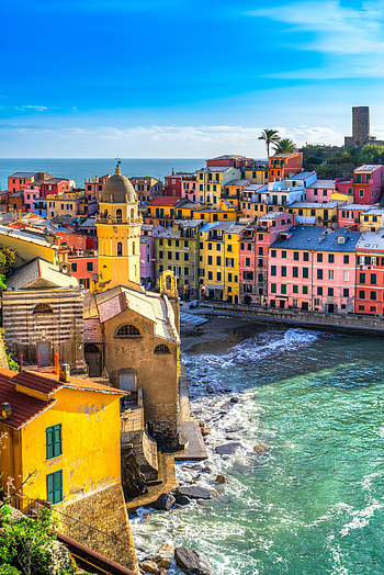 Cinque Terre, Italien kombi, Top Unterkuft, Flug HD phone wallpaper