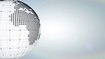 Subscription Library Animated globe with a dotted world map on a light background perfect for presentations. HD wallpaper