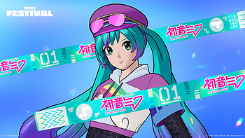 Fortnite x Hatsune Miku — Festival Anime, video game, Fortnite, Hatsune Miku, Anime HD wallpaper