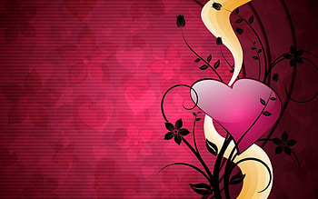 Background, Love, Vector, Bright, Lines, Heart HD wallpaper