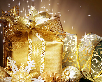 Magic Christmas, winter, graphy, stars, gift, beauty, nice, xmas, holiday, new year, golden, merry christmas, magic, balls, beautiful, happy new year, fantasy, christmas, ball, lovely HD wallpaper