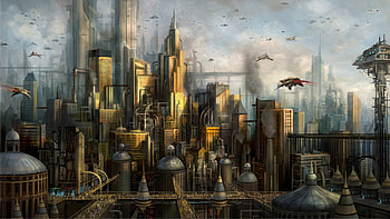 Large Sci-Fi Dump. HD wallpaper