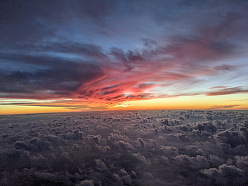 Cloud View From Flight , clouds, nature HD wallpaper