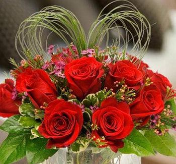 Lovely Bouquet, bouquet, roses, red, nature, flowers HD wallpaper