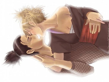Shikamaru Temari Kiss, shikatemari, shikamaru, naruto, kiss, temari HD wallpaper
