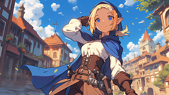 Marcille Donato Adventure -, Anime, Delicious in Dungeon, Marcille Donato HD wallpaper
